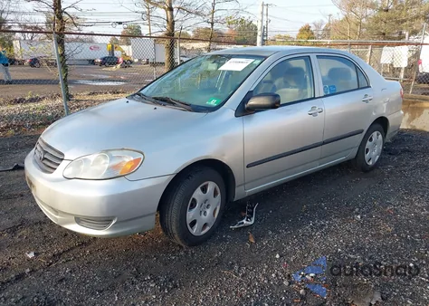 2003 Toyota Corolla Ce из США, поврежденный, VIN 2T1BR32E73C152196